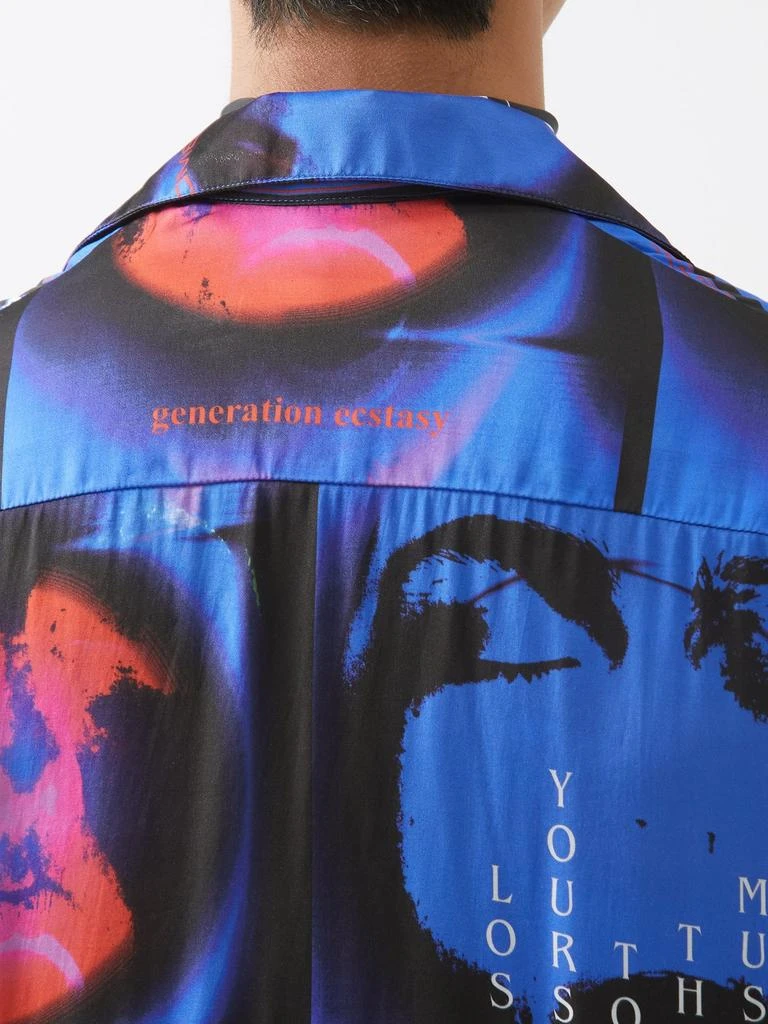 商品Charles Jeffrey Loverboy|X George Allen printed satin short-sleeved shirt,价格¥2093,第4张图片详细描述