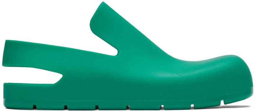 商品Bottega Veneta|Green Puddle Loafers,价格¥4866,第1张图片