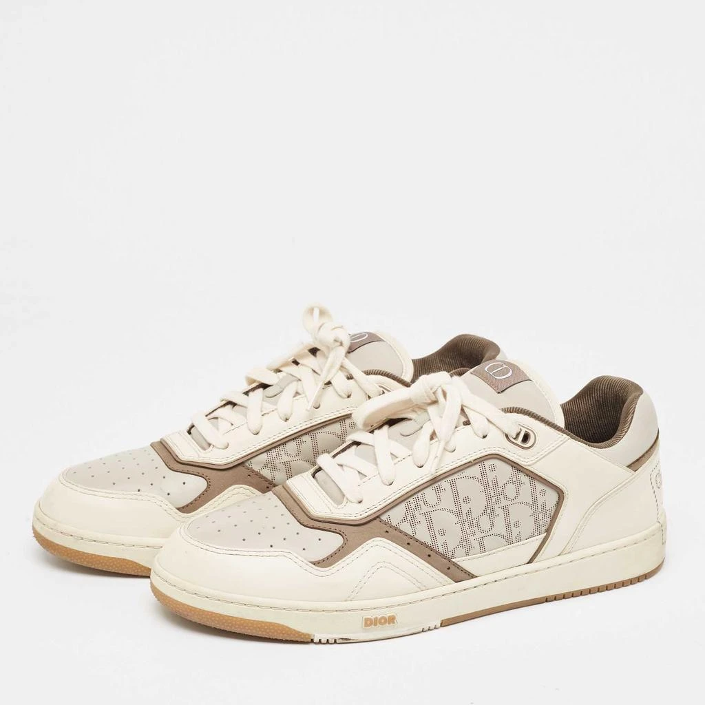 商品[二手商品] Dior|Dior Cream Leather B27 Low Top Sneakers Size 46,价格¥3513,第2张图片详细描述