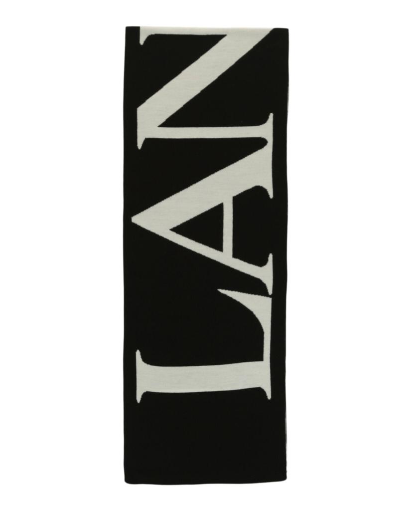 Lanvin | Logo Reversible Wool Scarf 1407.48元 商品图片