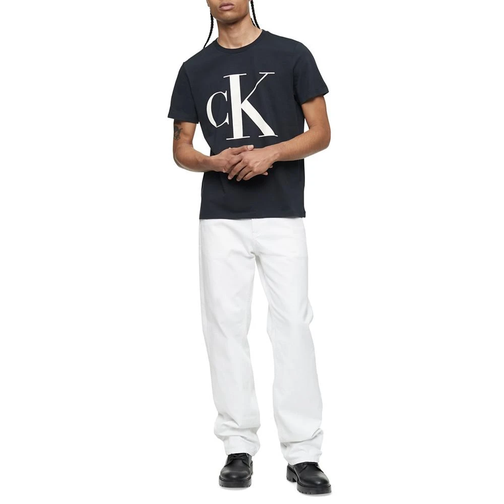 商品Calvin Klein|Men's Monogram Logo Graphic T-Shirt,价格¥116,第4张图片详细描述