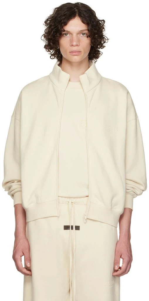 Fear of God ESSENTIALS Off-White Full Zip Jacket 1