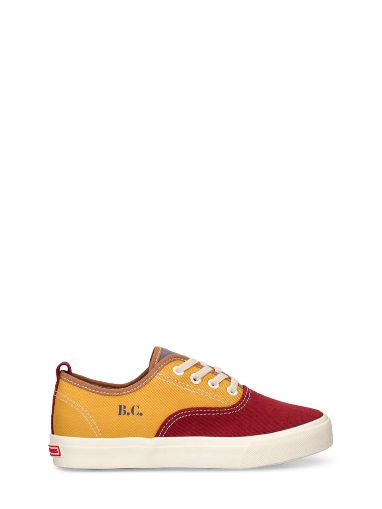 商品BOBO CHOSES|Printed Organic Cotton Lace-up Sneakers,价格¥185,第1张图片