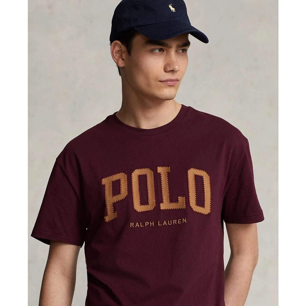 商品Ralph Lauren|Men's Cotton Classic-Fit Logo Jersey T-Shirt,价格¥304,第3张图片详细描述