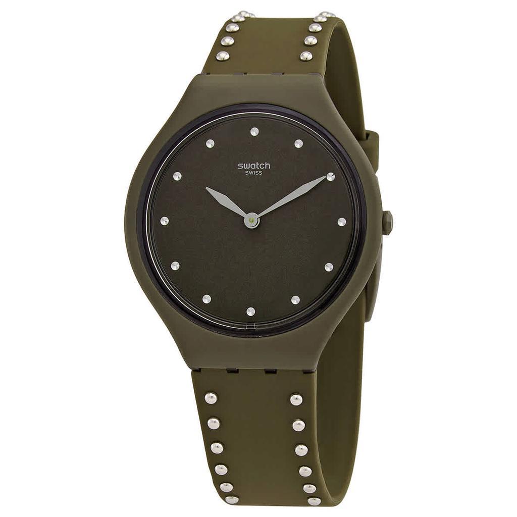 商品Swatch|Skinspikes Quartz Green Dial Ladies Watch SVOG101,价格¥625,第1张图片