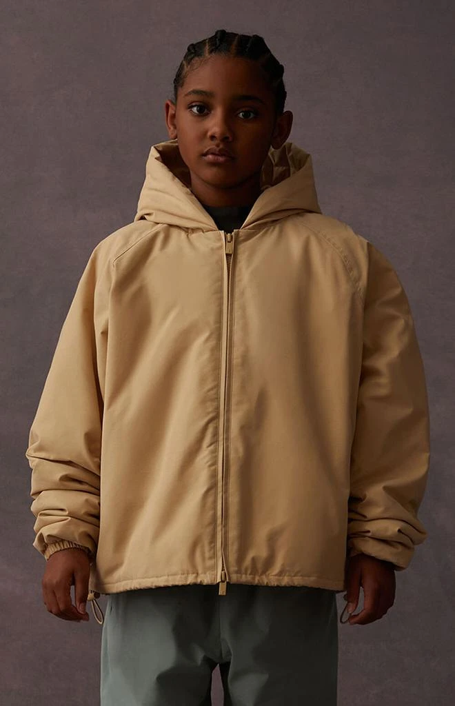 商品Essentials|Essentials Sand Full Zip Hoodie,价格¥375,第2张图片详细描述