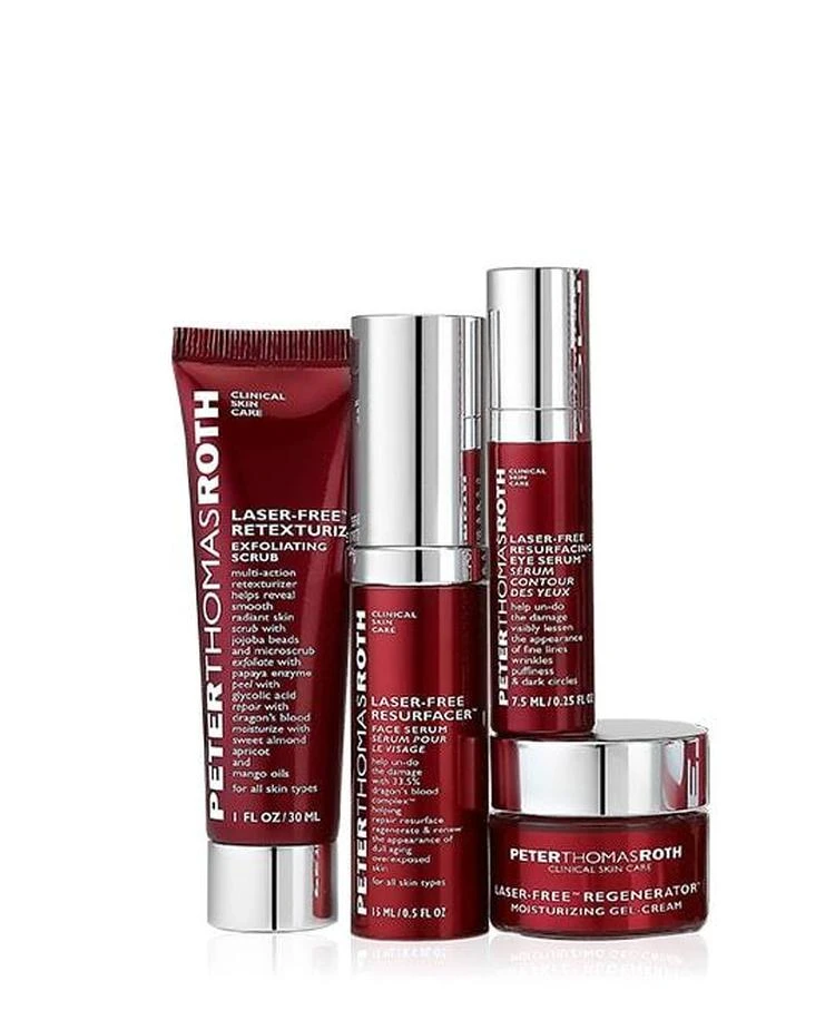 商品Peter Thomas Roth|PETER THOMAS ROTH 4 PIECE LASER-FREE RESURFACING KIT,价格¥387,第2张图片详细描述