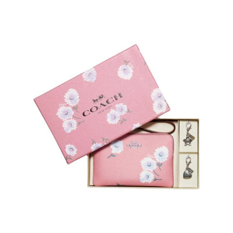 商品Coach|香港直邮COACH蔻驰女士印花手拿包小巧可爱款式新颖C3218SVSEQ,价格¥1070,第1张图片