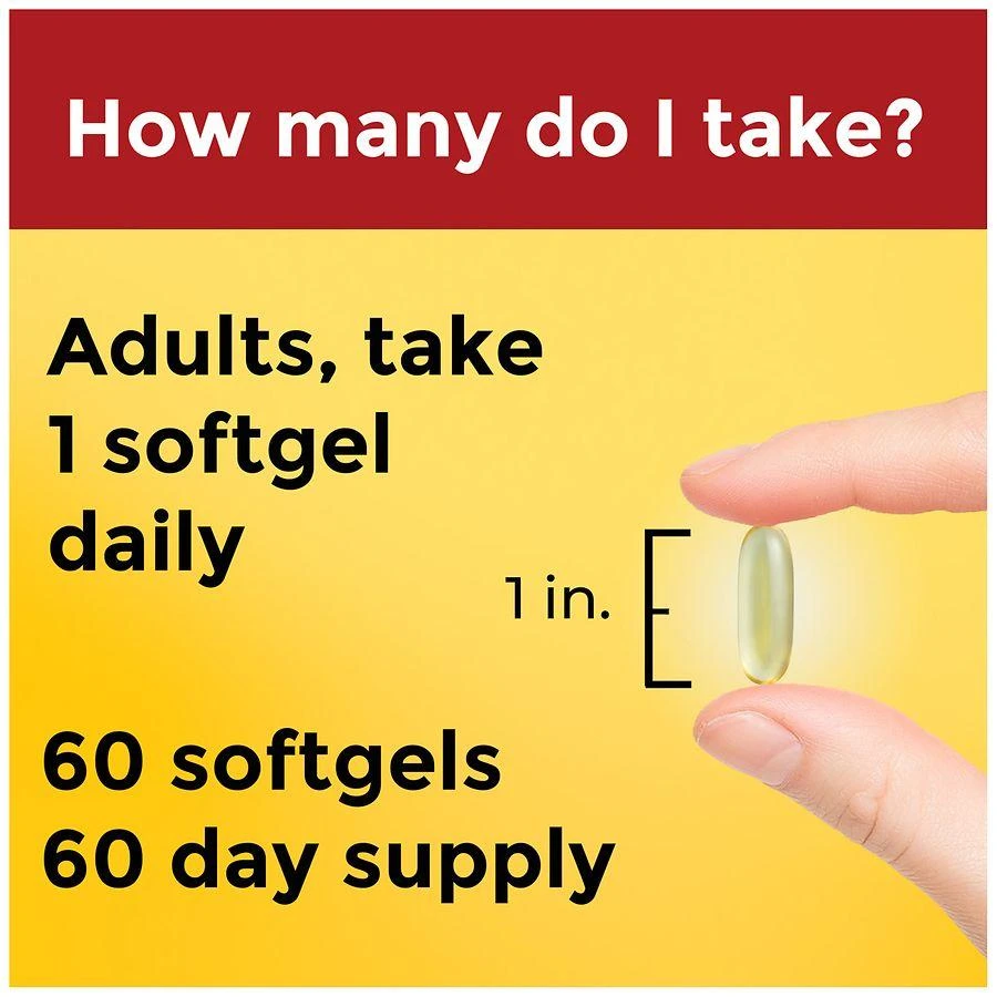 商品Nature Made|Omega-3 Fish Oil & Algae Oil 1200 mg Softgels,价格¥147,第5张图片详细描述