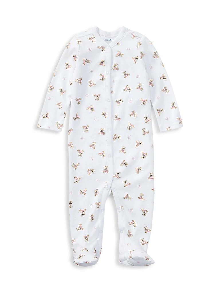 商品Ralph Lauren|Baby's Polo Bear Footie,价格¥294,第1张图片