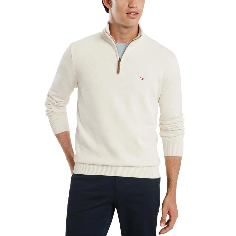 商品Tommy Hilfiger|Men's Big & Tall Quarter-Zip Sweater,价格¥403,第3张图片详细描述