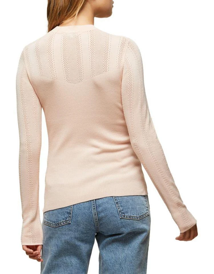 商品Miss Selfridge|Pointelle Ribbed Top,价格¥221,第3张图片详细描述
