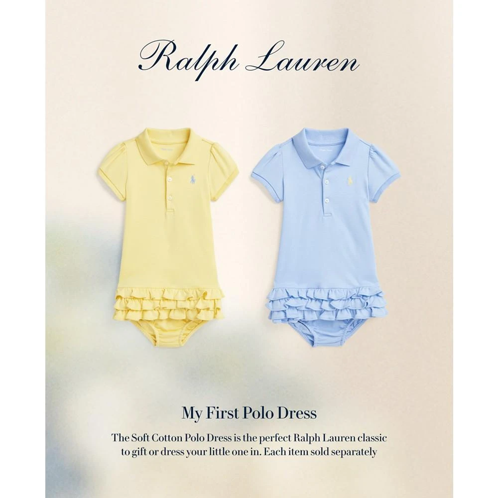 商品Ralph Lauren|Baby Girls Soft Cotton Polo Dress,价格¥206,第3张图片详细描述