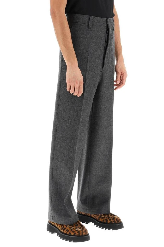 商品AMI|WIDE-LEG VIRGIN WOOL PANTS,价格¥1299,第3张图片详细描述