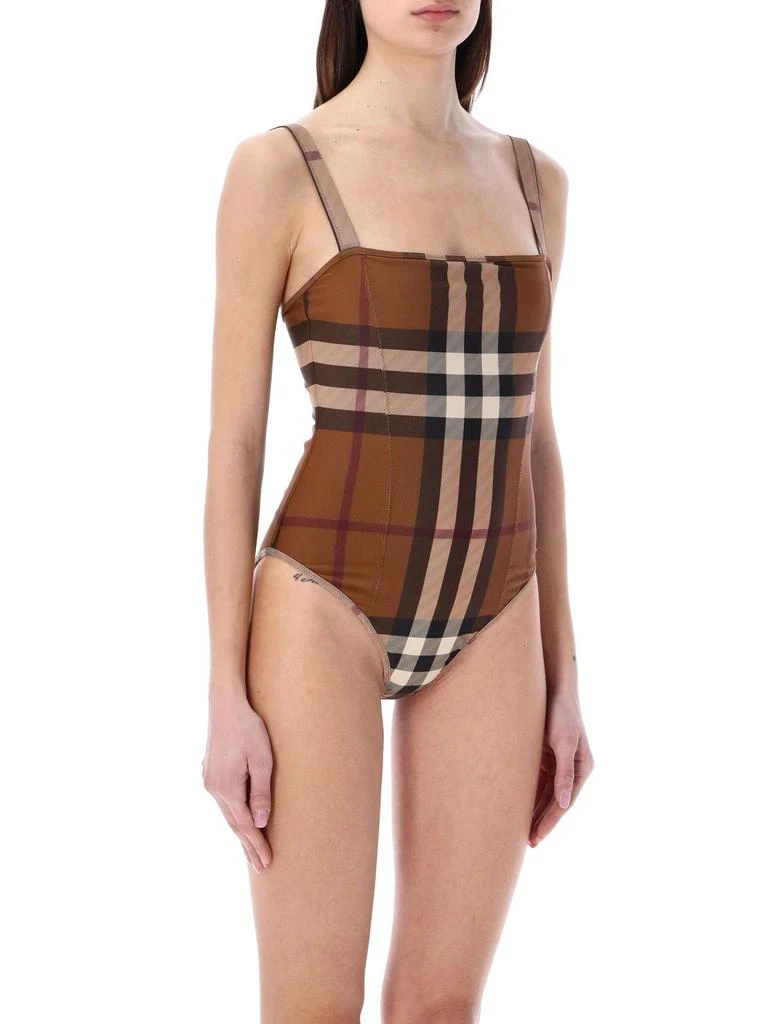 商品Burberry|Burberry Check-Printed One-Piece Stretch Swimsuit,价格¥2362,第3张图片详细描述