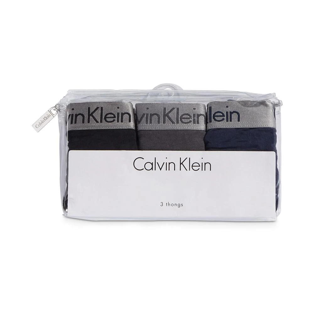 商品Calvin Klein|Radiant Thong 3-Pk QD3590,价格¥158,第3张图片详细描述