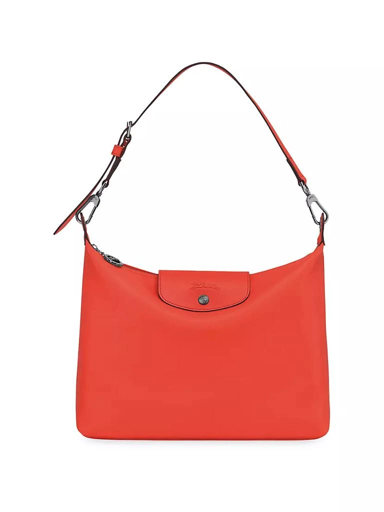 商品Longchamp|Leather Hobo Bag,价格¥3826,第1张图片