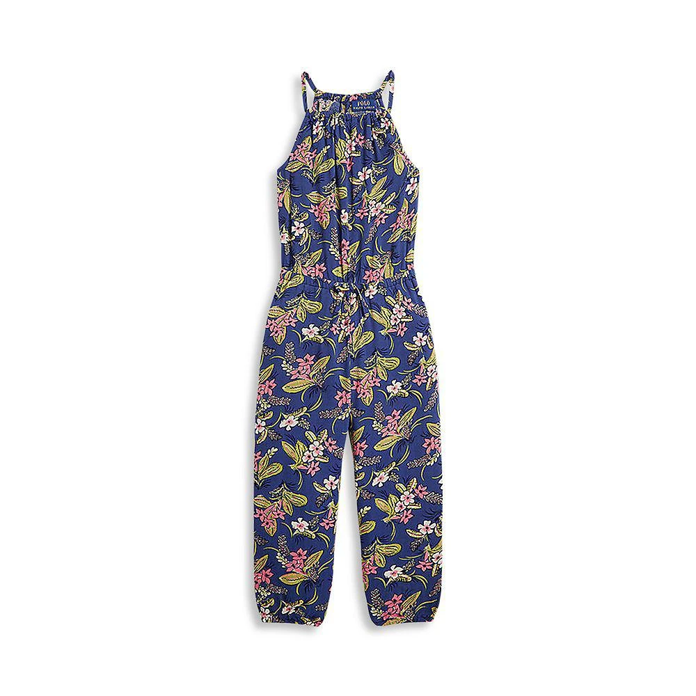 商品Ralph Lauren|Girls' Floral Jumpsuit - Little Kid, Big Kid,价格¥285,第1张图片详细描述