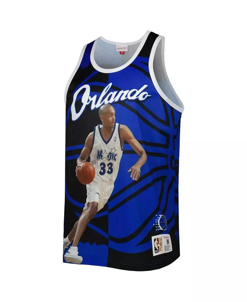 商品Mitchell & Ness|Men's Grant Hill Blue and Black Orlando Magic Sublimated Player Tank Top,价格¥467,第3张图片详细描述