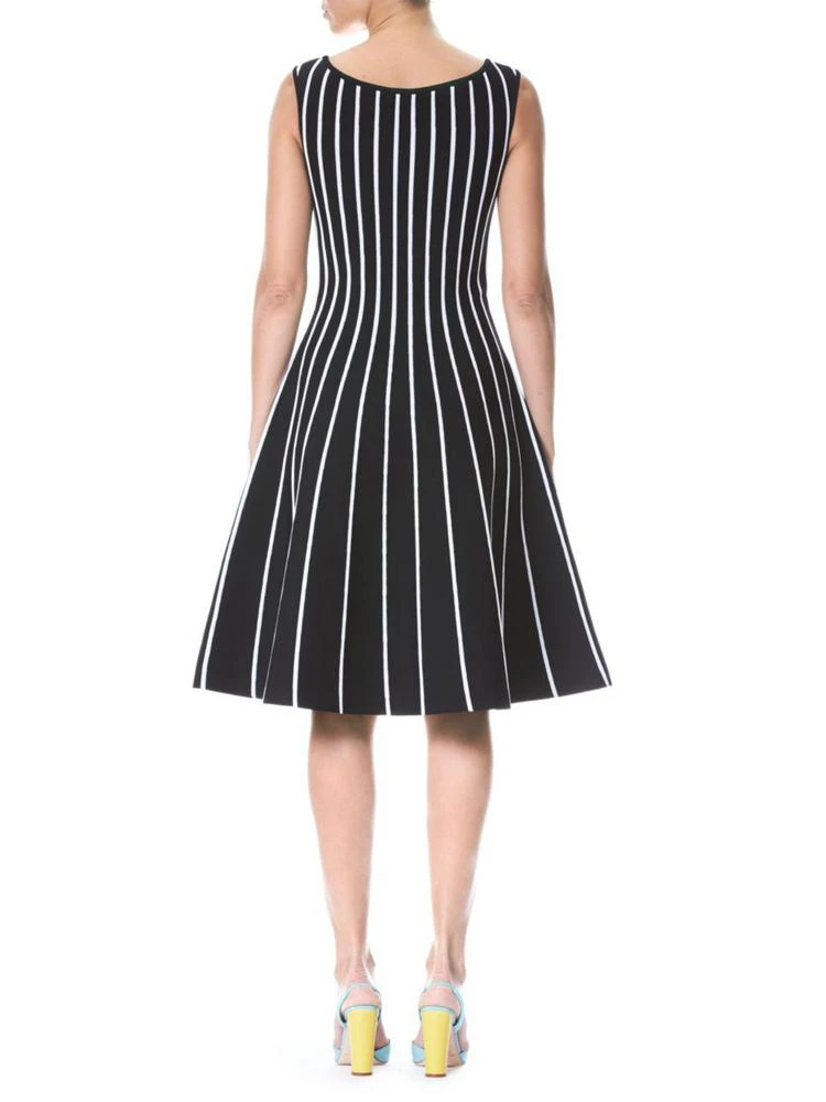 商品Carolina Herrera|Stripe Knit Fit-&-Flare Dress,价格¥4649,第2张图片详细描述