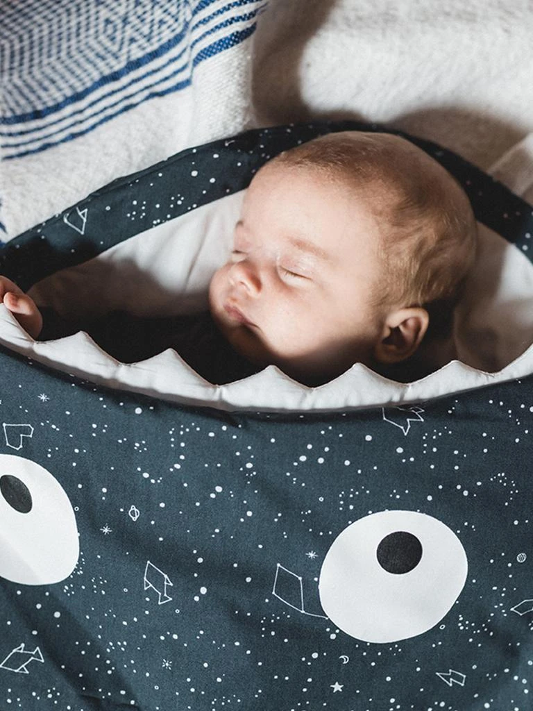 商品Baby Bites|Baby Boys Star Shark Sleeping Bag in Navy,价格¥482,第2张图片详细描述