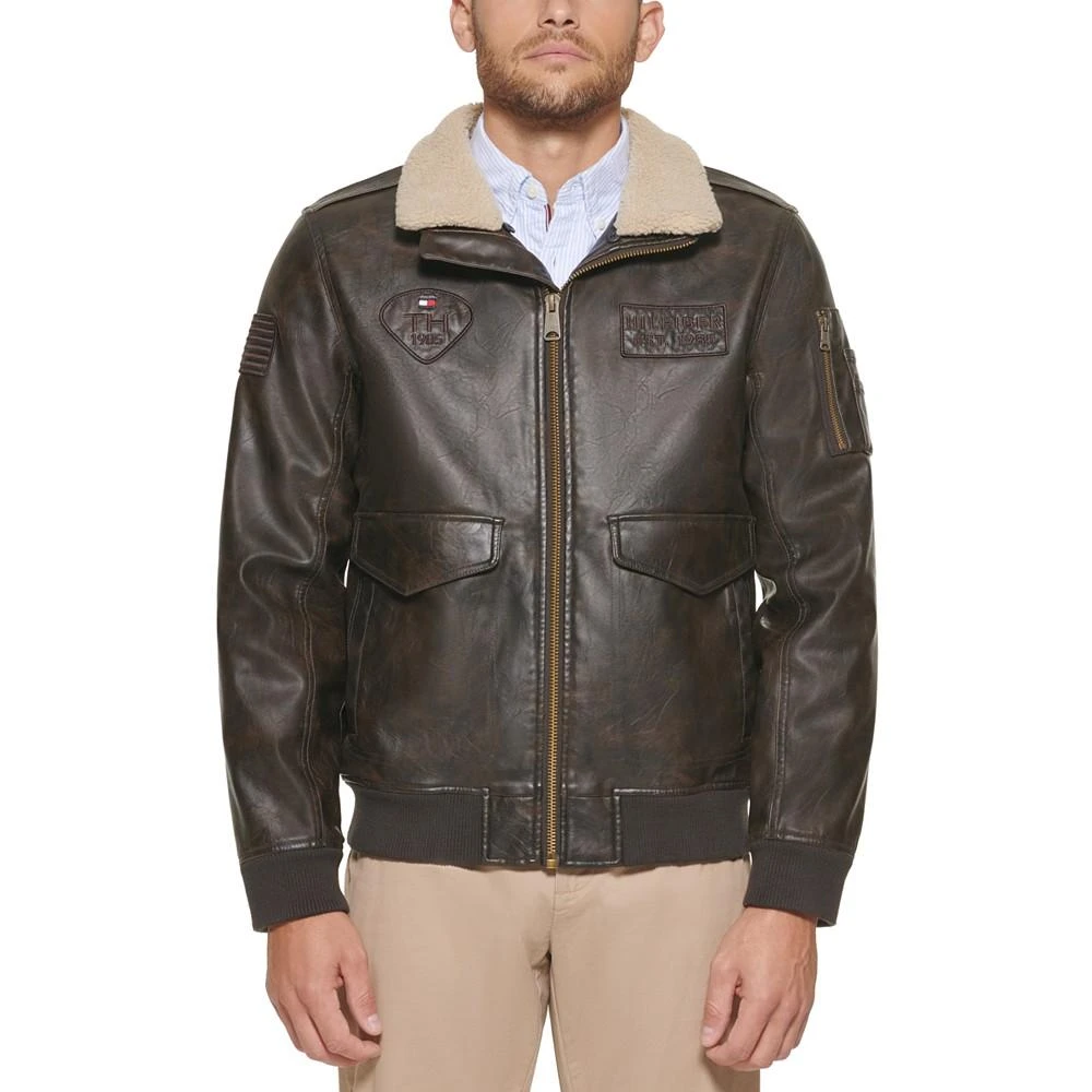 商品Tommy Hilfiger|男士飞行员夹克外套 常规版型,价格¥1031,第1张图片
