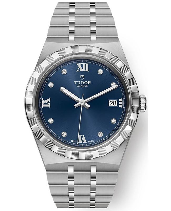 Tudor Royal Blue Diamond Dial Stainless Steel Unisex Watch M28500-0006商品第1张图片规格展示