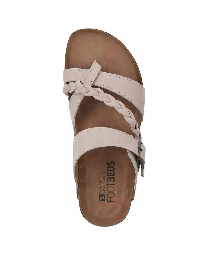 商品White Mountain|Women's Hazy Footbed Sandals,价格¥456,第4张图片详细描述