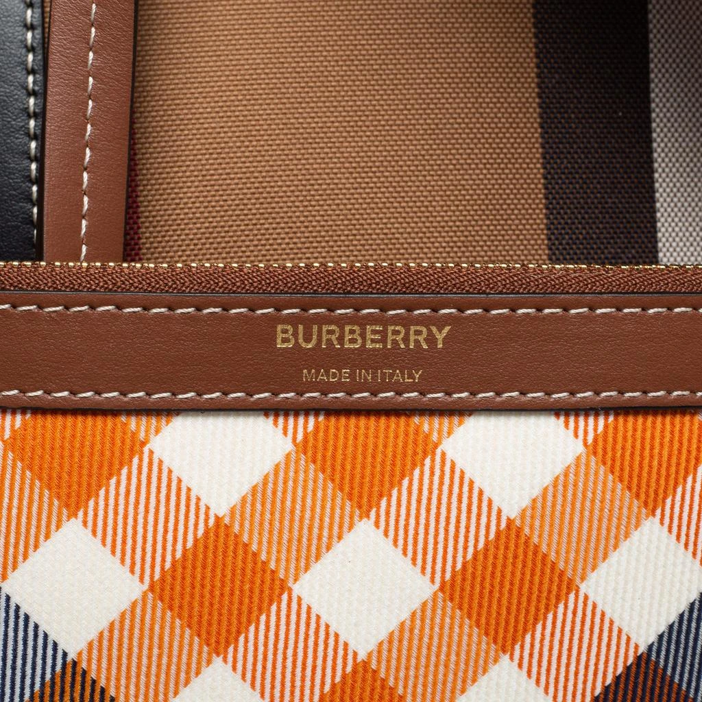 Burberry Birch Brown Check Canvas and Leather Extra Large Beach Tote 商品