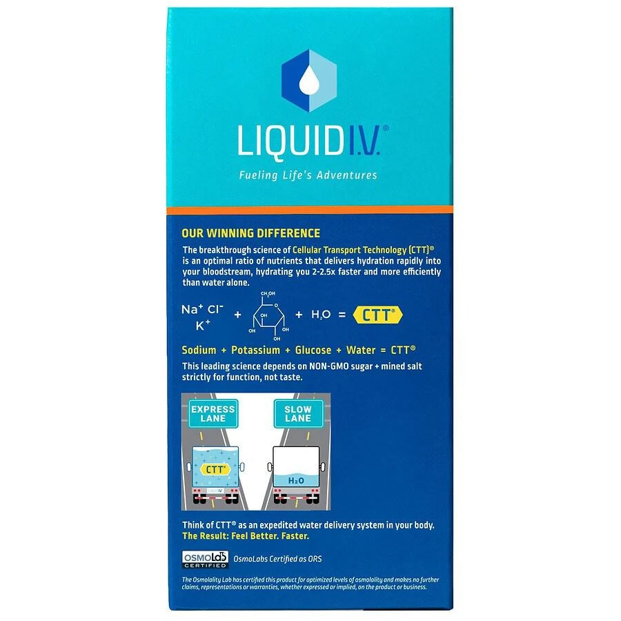 商品Liquid I.V.|Hydration Multiplier - Hydration Powder Packs Tropical Punch,价格¥150,第2张图片详细描述