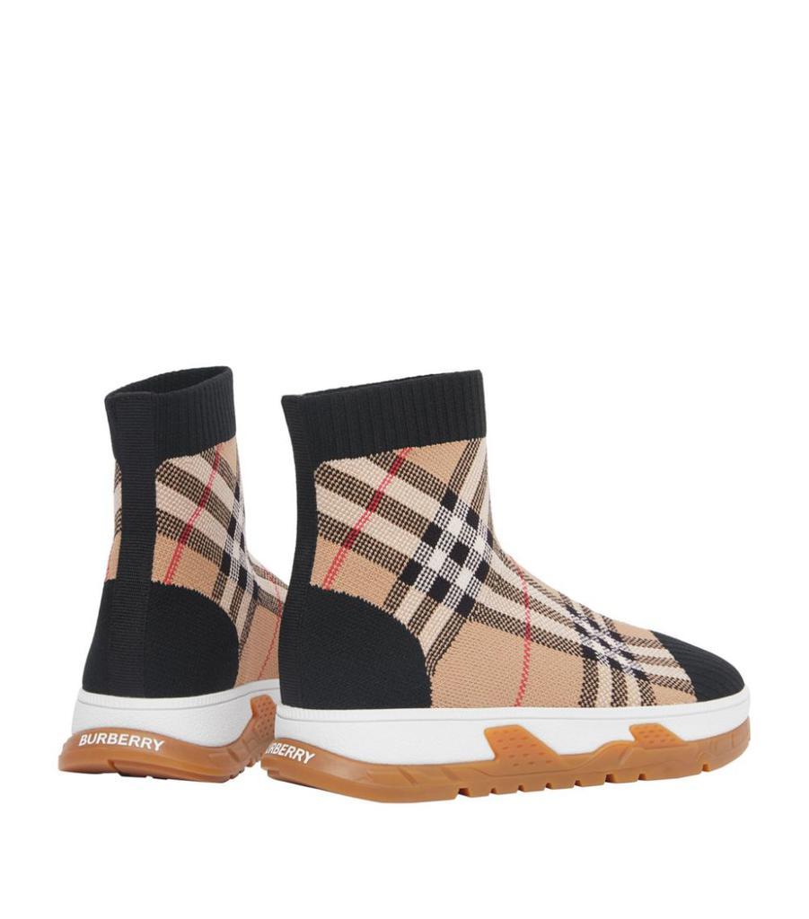 商品Burberry|Vintage Check Sock Sneakers,价格¥2788,第5张图片详细描述