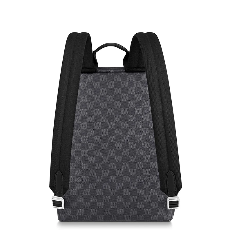预售10天 Louis Vuitton/路易威登 22春夏新款DISCOVERY系列 男士石墨色方格棋盘帆布牛皮革饰边银扣彩色动物印花双肩背包N45275 商品
