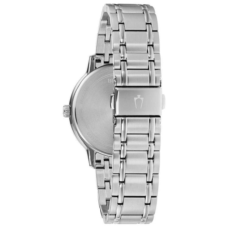 商品Bulova|Men's Dress Stainless Steel Bracelet Watch 41mm, Created for Macy's,价格¥740,第3张图片详细描述