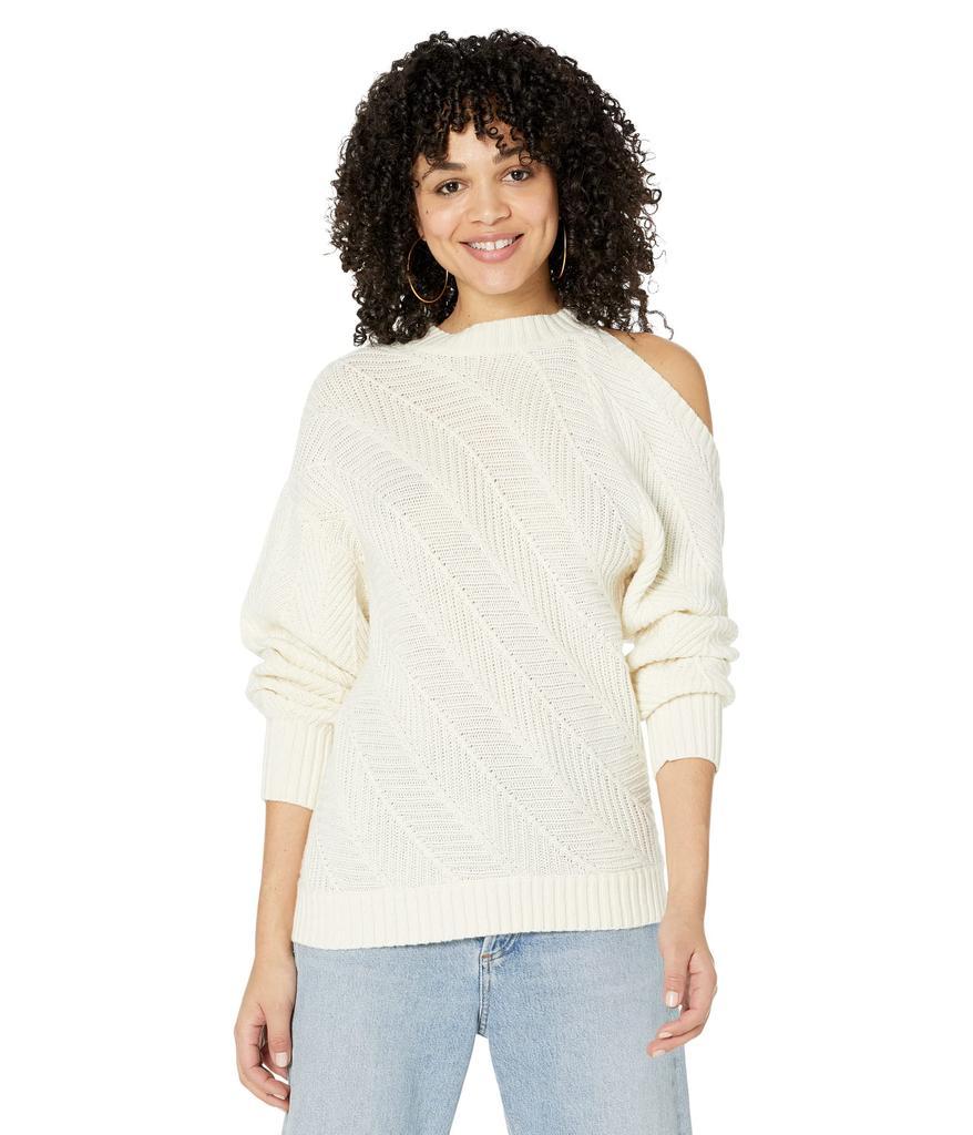 商品BCBG|One-Shoulder Sweater,价格¥677,第1张图片