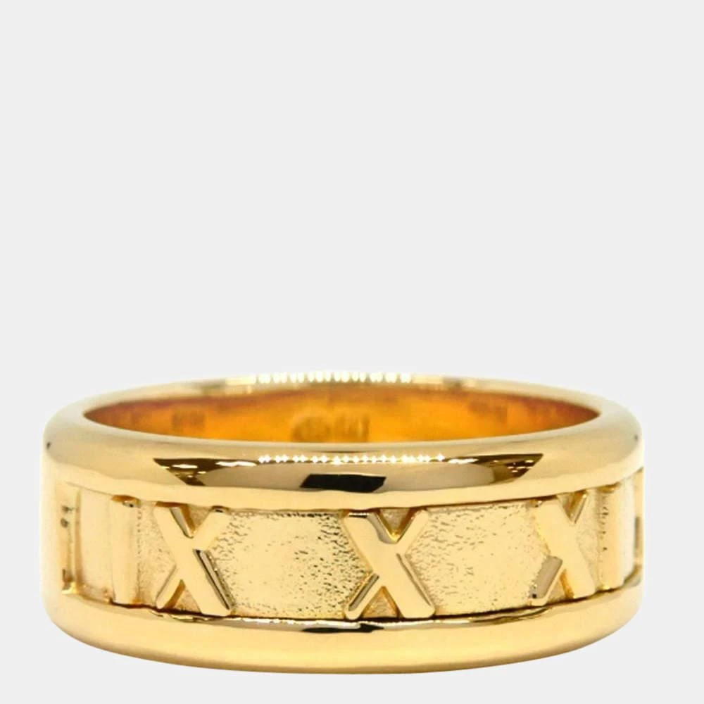 商品[二手商品] Tiffany & Co.|Tiffany & Co. Atlas 18K Yellow Gold Ring EU 50.5,价格¥7069,第1张图片