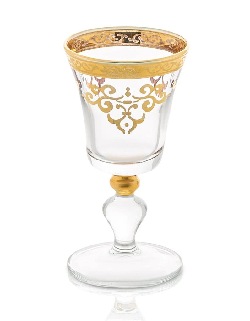 商品Classic Touch Decor|Set of 6 Liquor Glasses with Gold Design,价格¥671,第1张图片