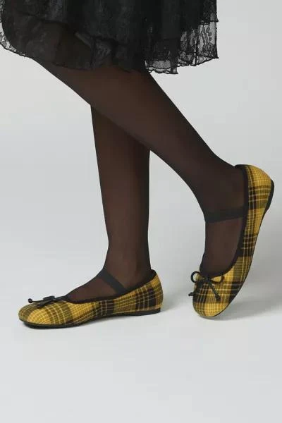 商品Urban Outfitters|UO Kendra Plaid Ballet Flat,价格¥190,第2张图片详细描述