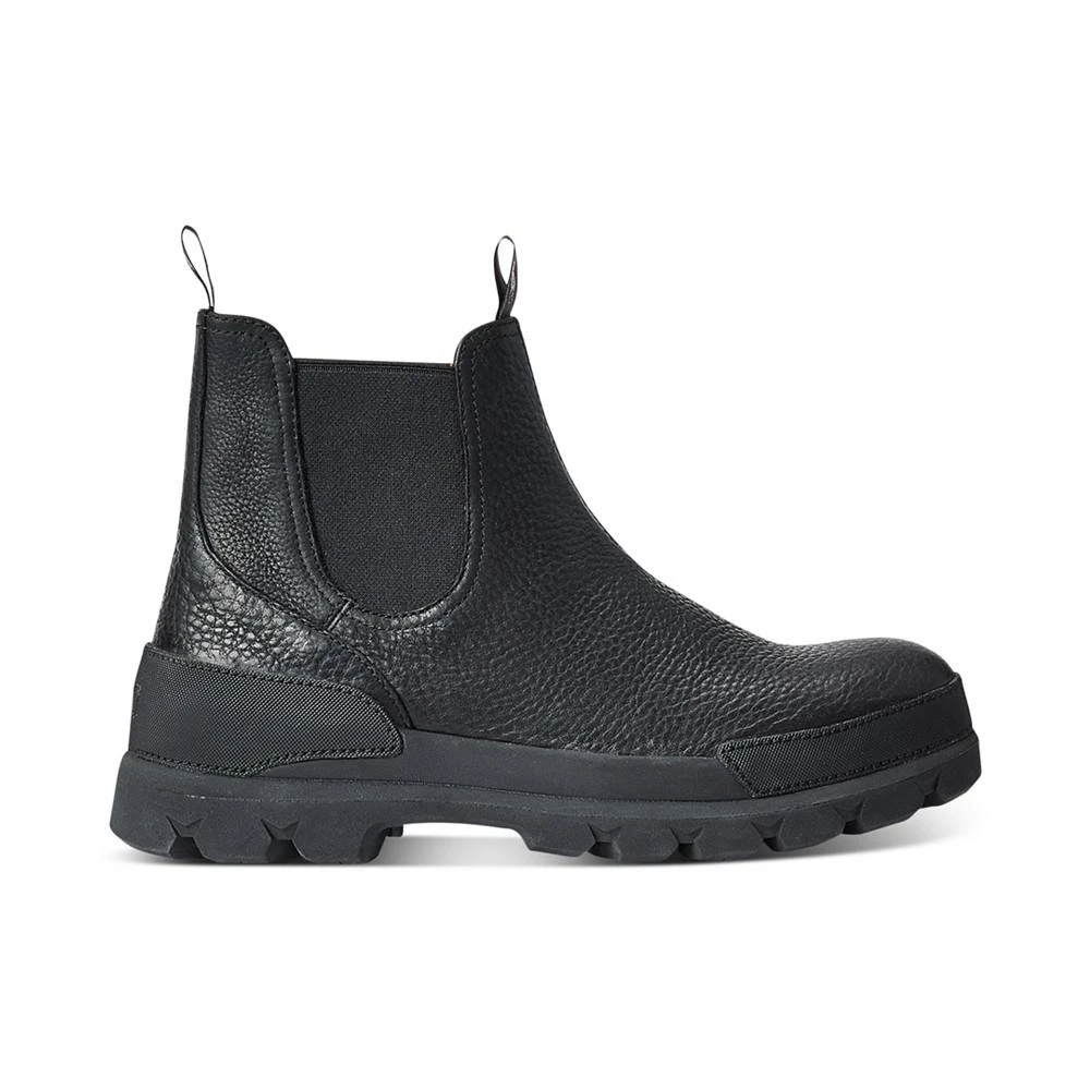 商品Ralph Lauren|Men's Oslo Tumbled Leather Chelsea Boots,价格¥597,第2张图片详细描述