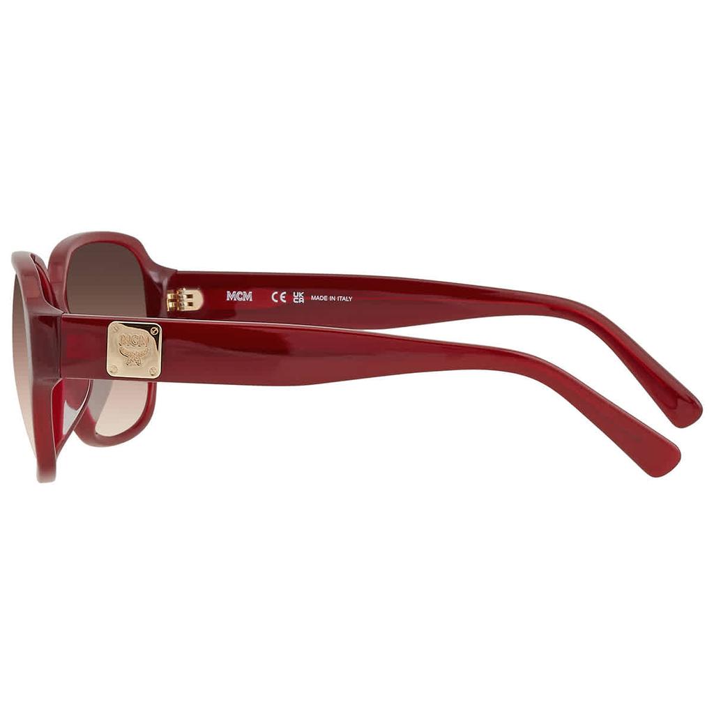 Bordeaux Rectangular Ladies Sunglasses MCM616SA 603 58商品第3张图片规格展示