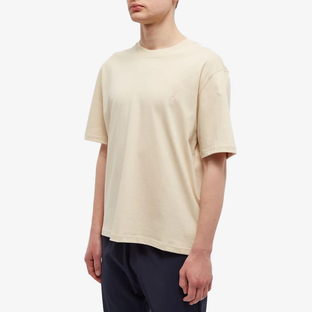 商品AMI|AMI Tonal Heavy Cotton Small A Logo T-Shirt,价格¥1167,第2张图片详细描述