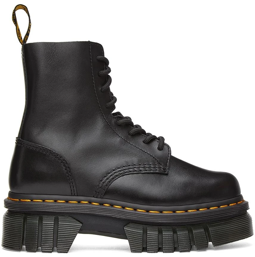 商品Dr. Martens|Black Audrick Nappa Platform Boots,价格¥1343,第1张图片