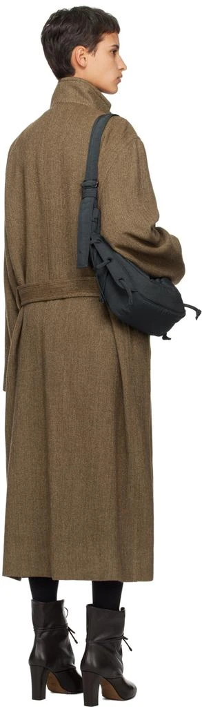 商品Lemaire|Brown Belted Coat,价格¥23321,第3张图片详细描述