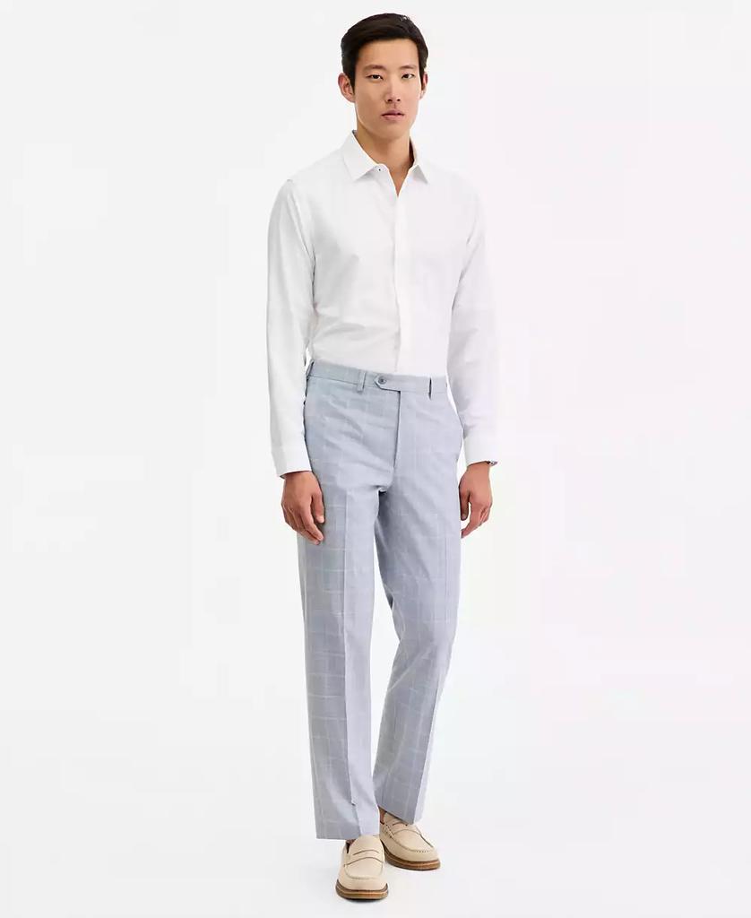 Calças sociais clássicas para homem em tecido Sharkskin image 2