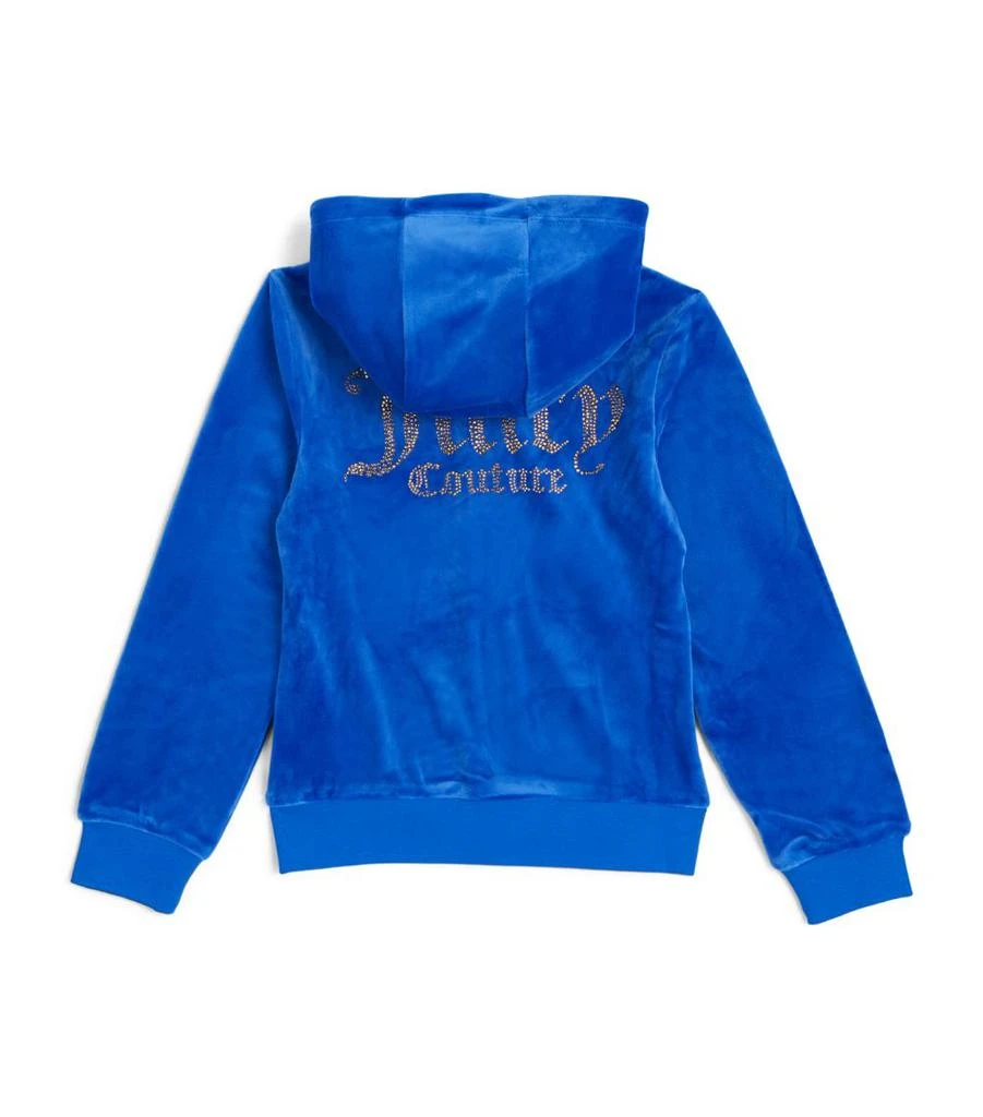 商品Juicy Couture|Velour Diamanté Logo Hoodie (7-16 Years),价格¥544,第3张图片详细描述