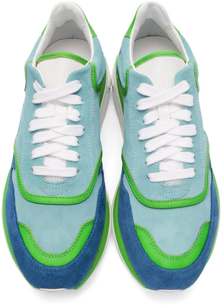 商品Off-White|Blue & Green Jogger Sneakers,价格¥3006,第5张图片详细描述