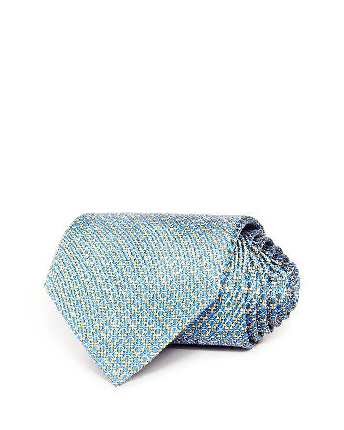 商品Salvatore Ferragamo|Salvatore Mini Linked Gancini Silk Classic Tie,价格¥1634,第1张图片