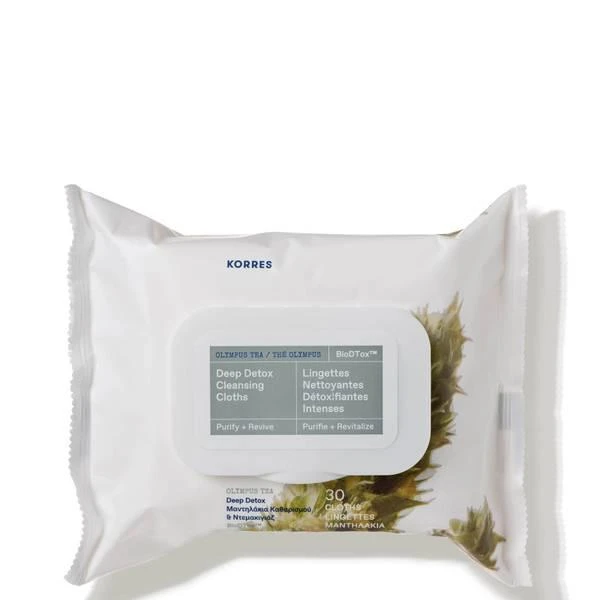 商品KORRES|Korres Olympus Tea Detox Cleansing Wipes,价格¥130,第1张图片