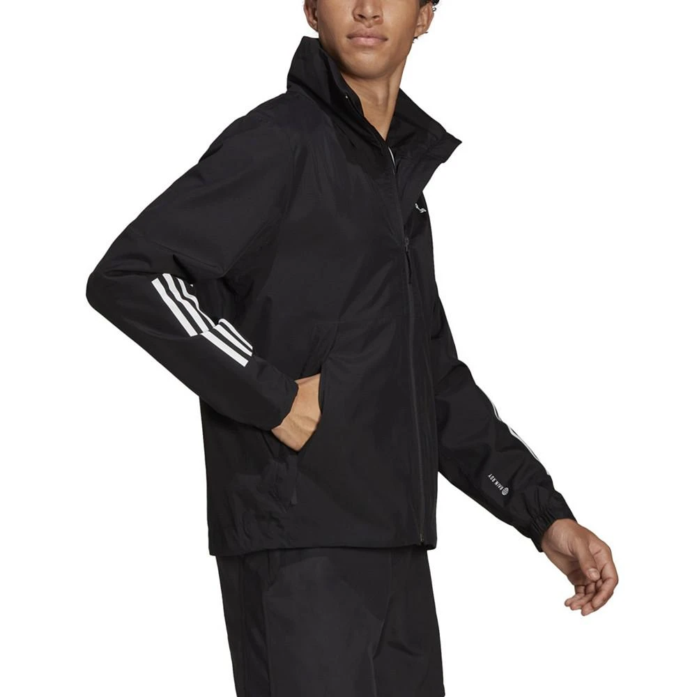 商品Adidas|Men's BSC 3-Stripes Rain RDY Jacket,价格¥749,第3张图片详细描述