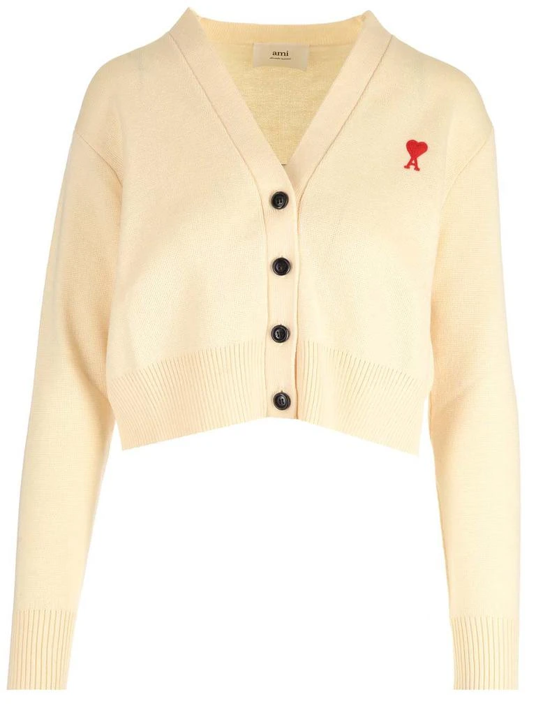 商品AMI|AMI Ami de Coeur Buttoned Knit Cardigan,价格¥2230,第1张图片