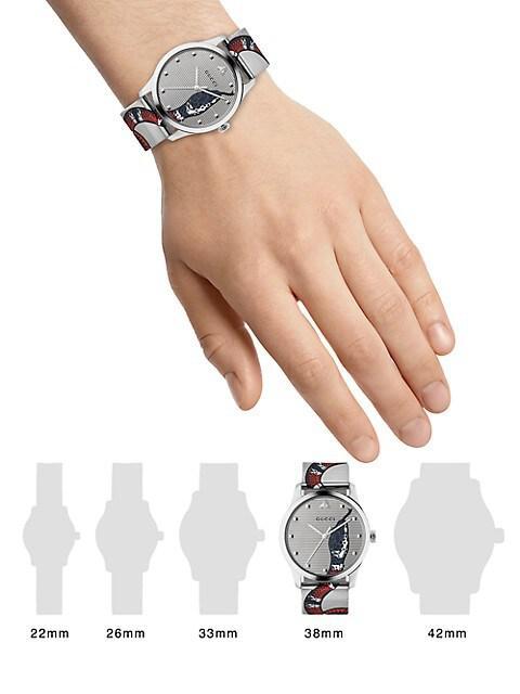 商品Gucci|G-Timeless Stainless Steel & Mesh Bracelet Watch,价格¥10136,第7张图片详细描述
